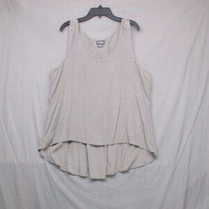 Dots Racer Back Tank Top Gray Women‎ Size | XL